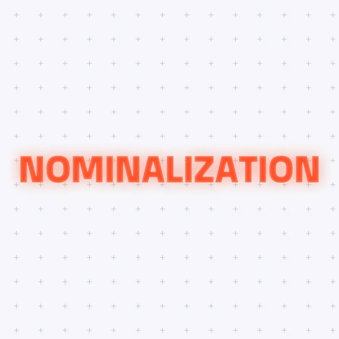 استفاده از Nominalization : شمشیر دو لبه